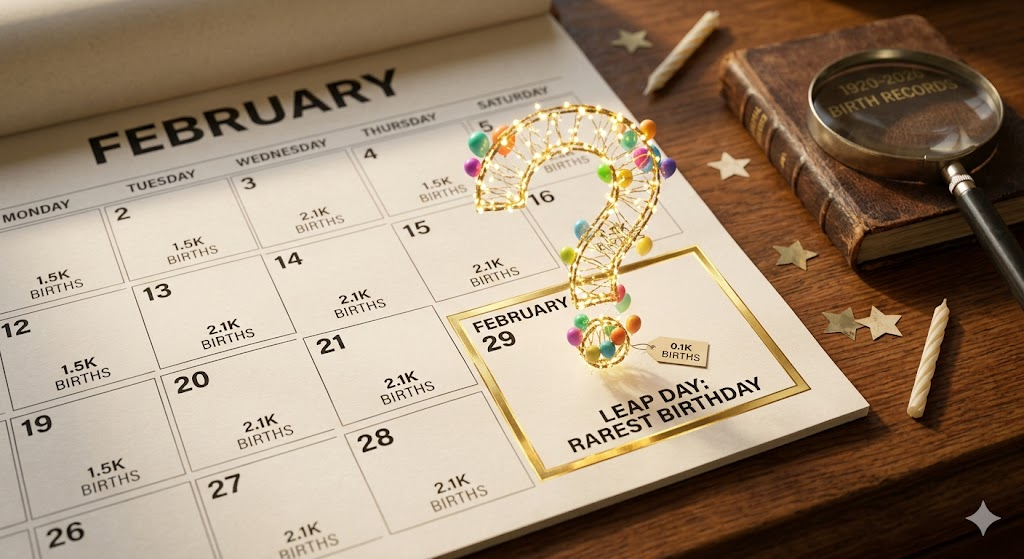 what is the rarest birthday